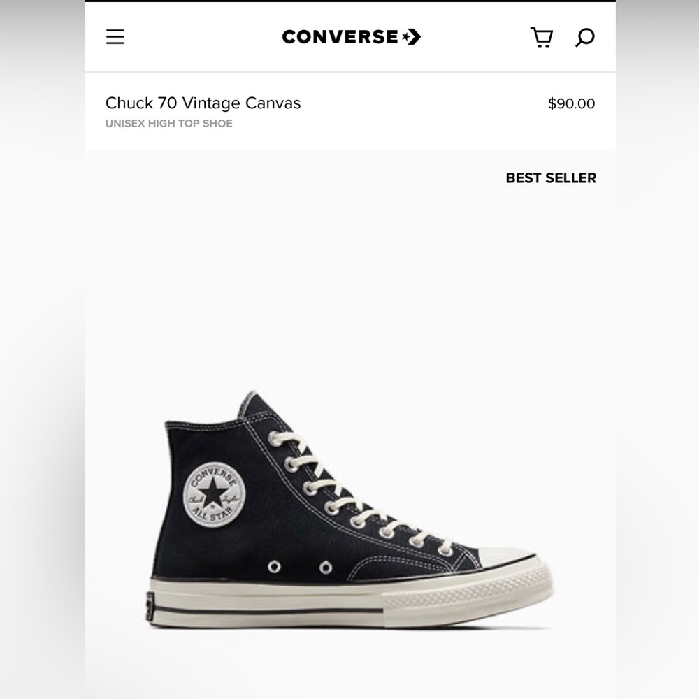 womens converse vintage chuck 70s
